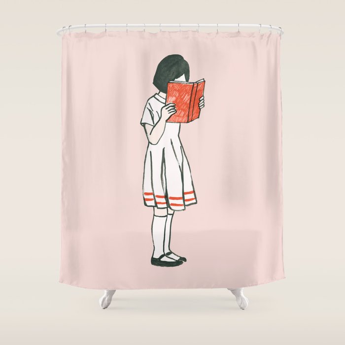 Avid reader Shower Curtain Gallery Image 1