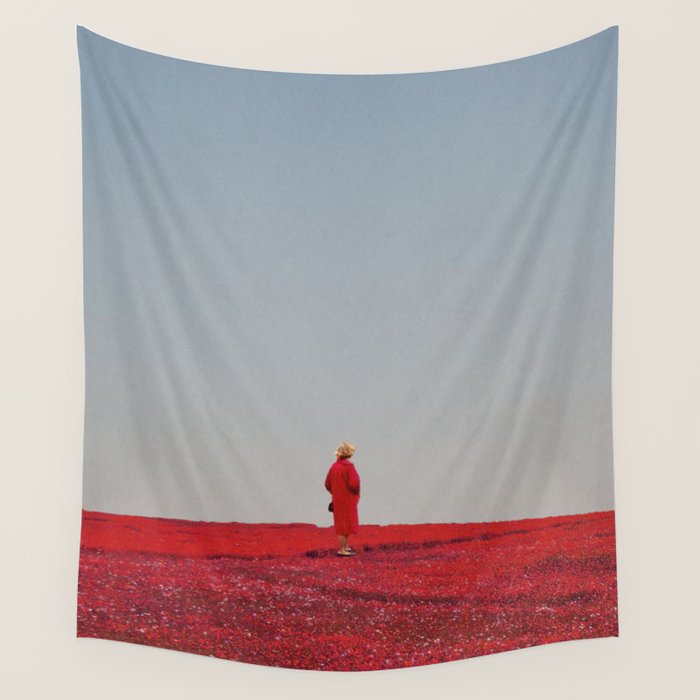 Everything was Red Wall Tapestry Gallery Image 1