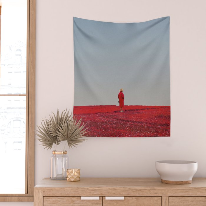 Everything was Red Wall Tapestry Gallery Image 2