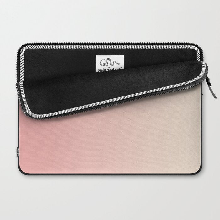 Pink Blush Ombre Laptop Sleeve Gallery Image 2