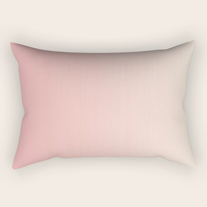 Pink Blush Ombre Rectangular Pillow Gallery Image 1