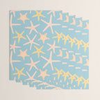 Vintage marine starfish sea animal pattern Wrapping Paper Gallery Image 3