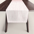 Elegant rose gold pink gradient glitter Table Runner Gallery Image 1