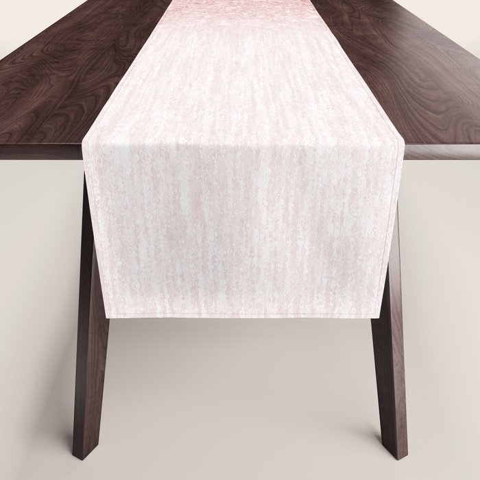 Elegant rose gold pink gradient glitter Table Runner Gallery Image 1