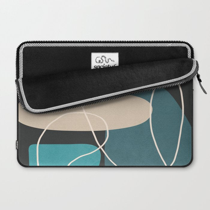 Minimal Colorful Abstract Shapes 4 Laptop Sleeve Gallery Image 2