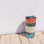 Minimal Colorful Abstract Shapes 4 Travel Mug Gallery Image 4