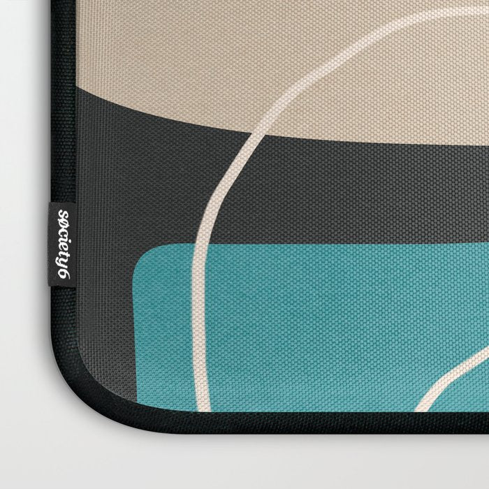 Minimal Colorful Abstract Shapes 4 Laptop Sleeve Gallery Image 3