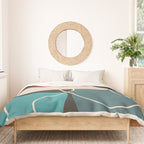 Minimal Colorful Abstract Shapes 4 Duvet Cover Gallery Image 3