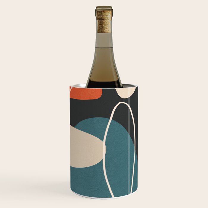 Minimal Colorful Abstract Shapes 4 Wine Chiller Gallery Image 3