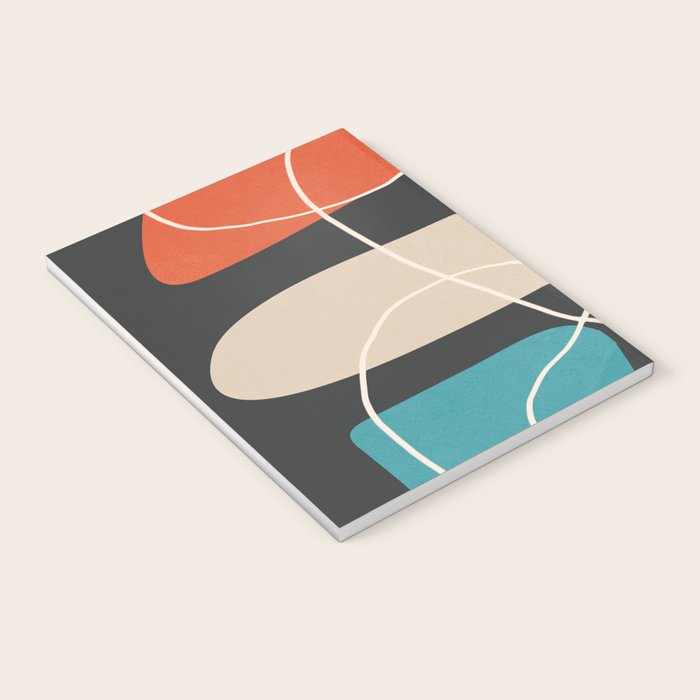 Minimal Colorful Abstract Shapes 4 Notebook Gallery Image 3