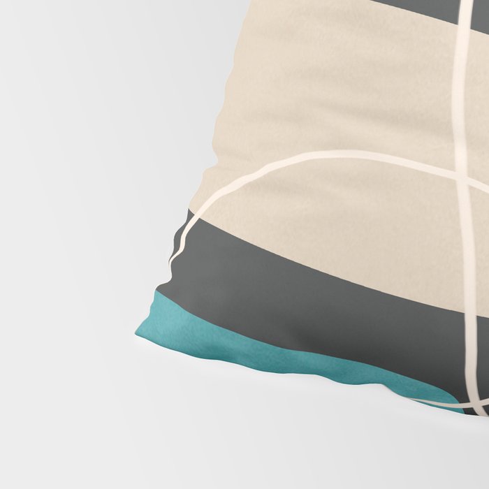 Minimal Colorful Abstract Shapes 4 Pillow Sham Gallery Image 4