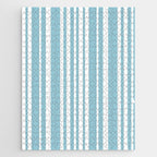 Classic Stripes XXXV - Sky Blue Jigsaw Puzzle Gallery Image 1