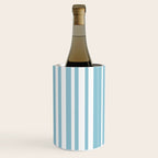 Classic Stripes XXXV - Sky Blue Wine Chiller Gallery Image 1