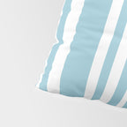 Classic Stripes XXXV - Sky Blue Pillow Sham Gallery Image 4