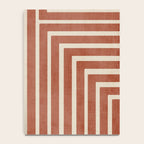 Dark Terracotta Geometric Design Artwork Notebook Gallery Image 4