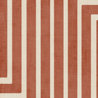 Dark Terracotta Geometric Design Artwork Coffee Mug Gallery Image 2