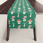 Festive Mushroom Pattern Table Runner Gallery Image 1