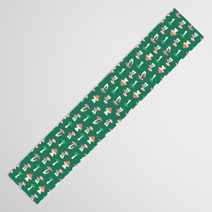 Festive Mushroom Pattern Table Runner Gallery Image 3