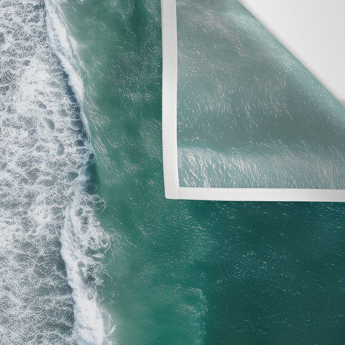 Aerial Coastlines - Modern Ocean Photography Print Wall Tapestry Gallery Image 3