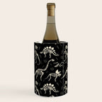 Dinosaur Fossils on Black Wine Chiller Gallery Image 2