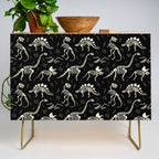 Dinosaur Fossils on Black Credenza Gallery Image 1