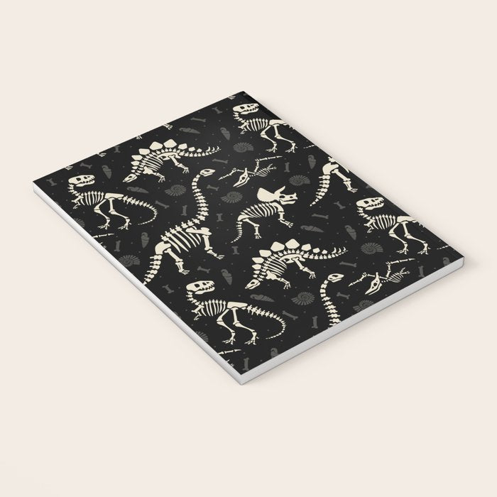 Dinosaur Fossils on Black Notebook Gallery Image 3