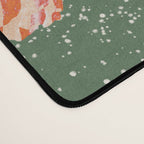 Dancing Pinecones in Sage Green & Red Desk Mat Gallery Image 4