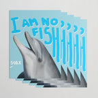 I am no fish Wrapping Paper Gallery Image 3