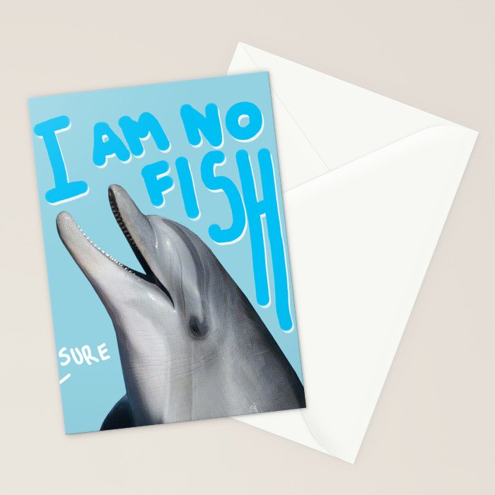 I am no fish Stationery Card Gallery Image 2