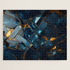 Opulence in Sapphire Blue Jigsaw Puzzle Gallery Image 1