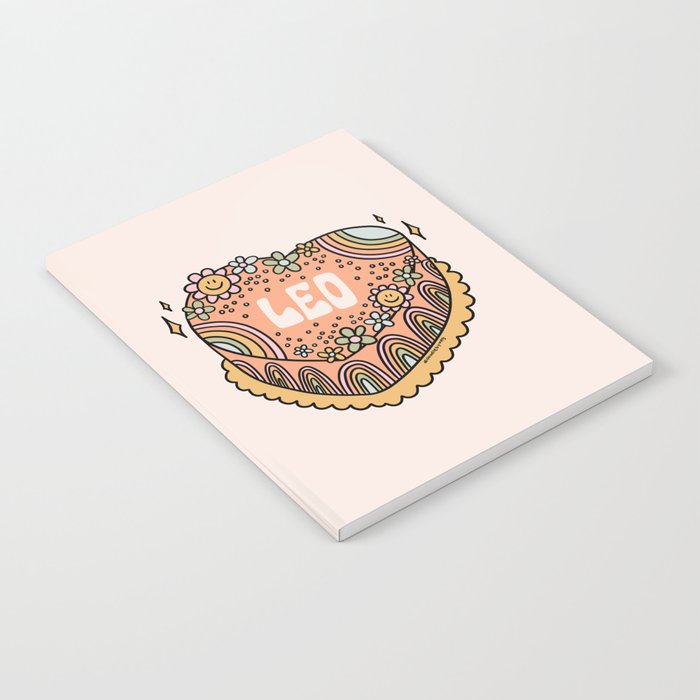 Leo Heart Cake Notebook Gallery Image 2