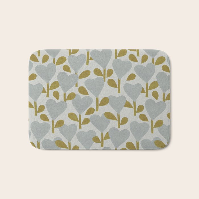 Heart Garden #2 Bath Mat Gallery Image 1