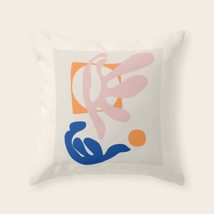 Exhibition poster Henri Matisse. Throw Pillow Gallery Image 6