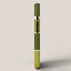 Mid Century Modern Decoration 663 Olive Green and Beige iPhone Case Gallery Image 2