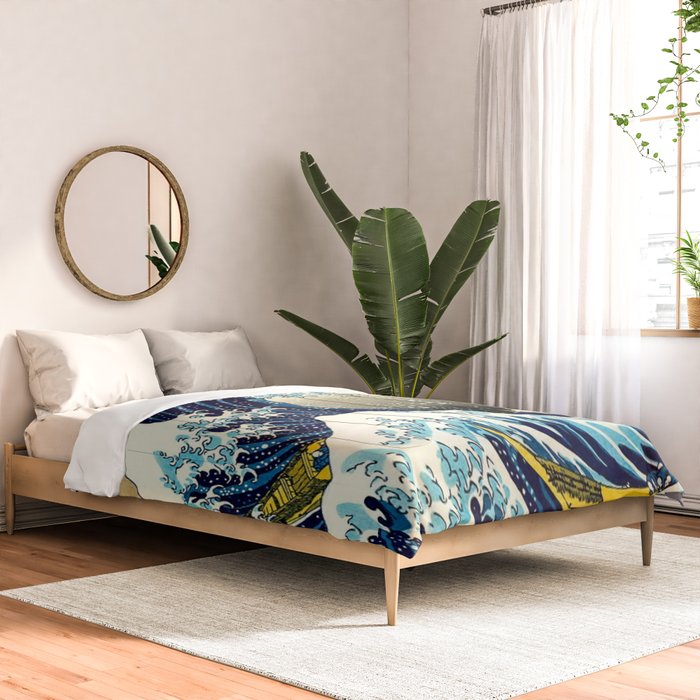 The Great Wave Off Kanagawa,No.3, Comforter Gallery Image 2