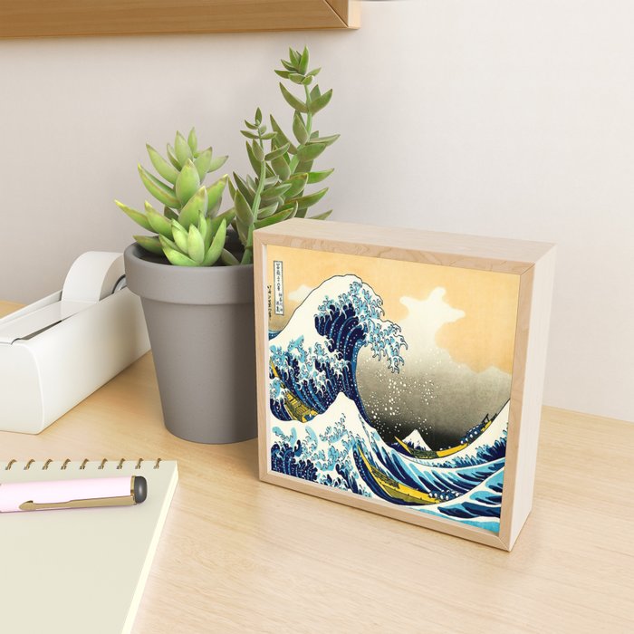 The Great Wave Off Kanagawa,No.3, Mini Art Print Gallery Image 2
