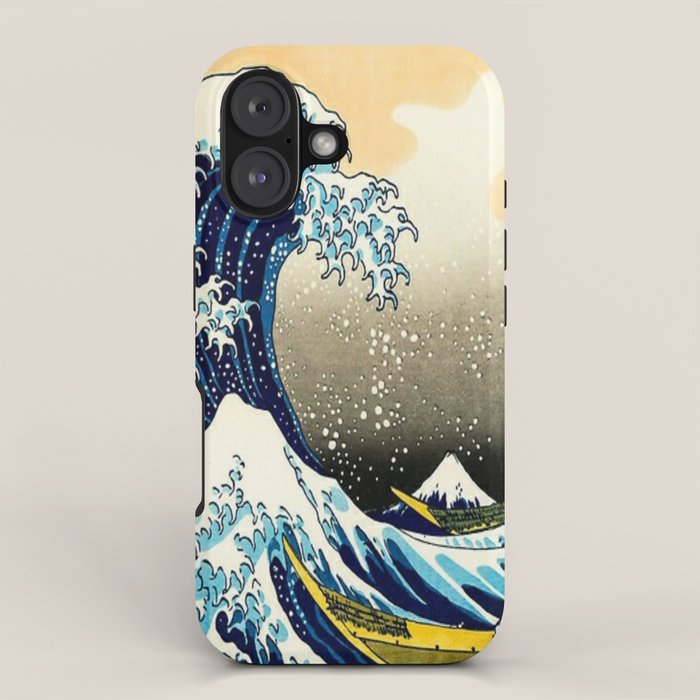 The Great Wave Off Kanagawa,No.3, iPhone Case Gallery Image 1