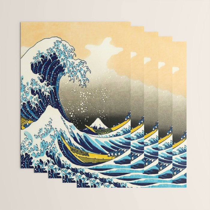The Great Wave Off Kanagawa,No.3, Wrapping Paper Gallery Image 3