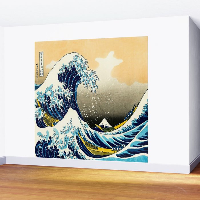 The Great Wave Off Kanagawa,No.3, Wall Mural Gallery Image 2