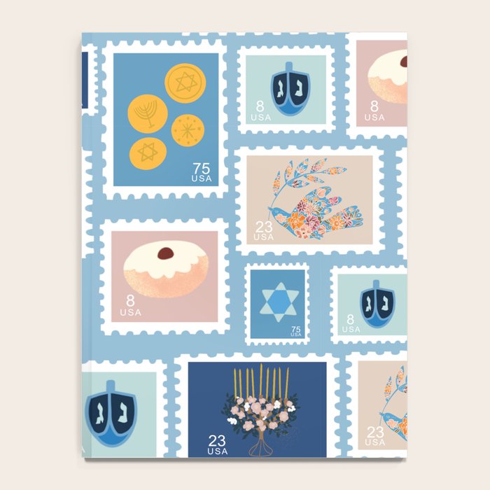 Hanukkah Stamps Notebook Gallery Image 4