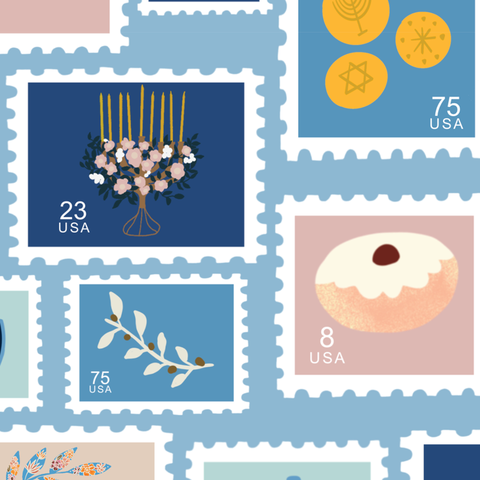 Hanukkah Stamps Coffee Mug Gallery Image 2