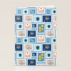 Hanukkah Stamps Stationery Card Gallery Image 2