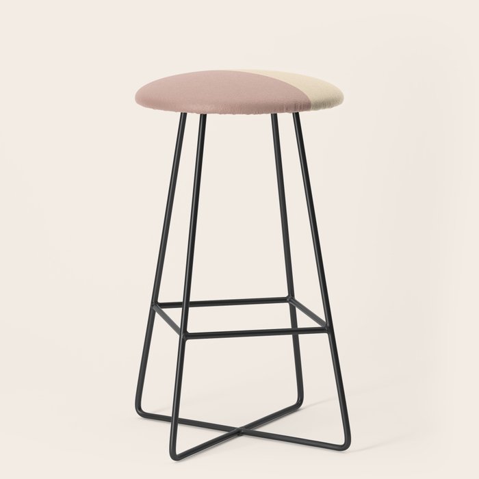 Color Block Abstract XIX Stool Gallery Image 1