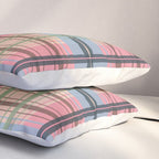 Pastel Tartan Delight Pillow Sham Gallery Image 3