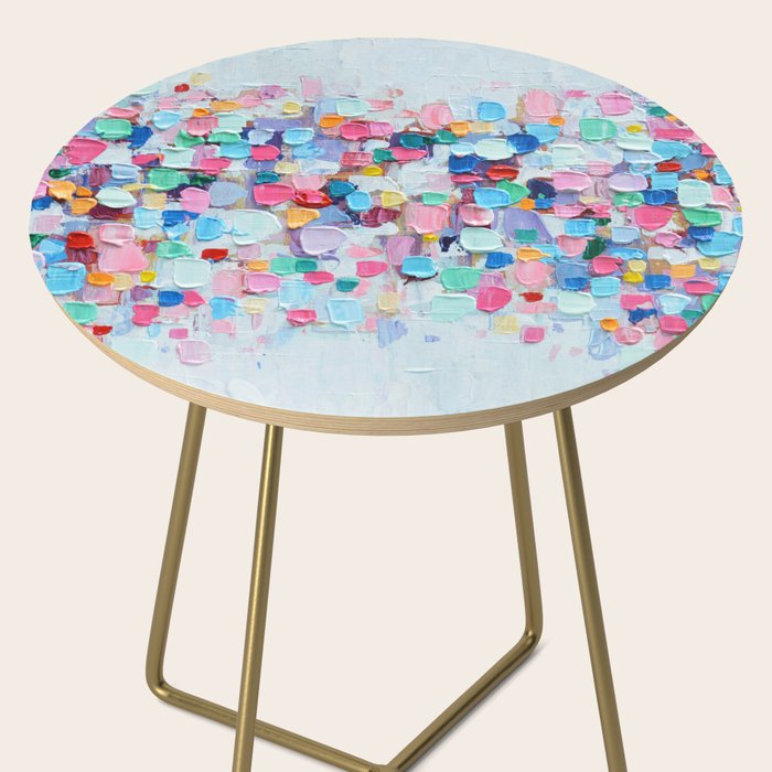 Rainbow Confetti Side Table Gallery Image 2