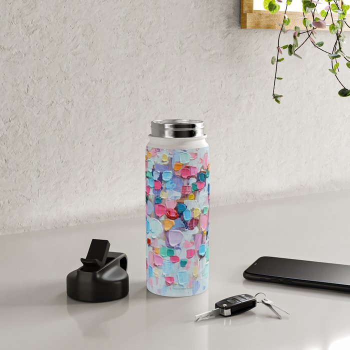 Rainbow Confetti Water Bottle Gallery Image 4