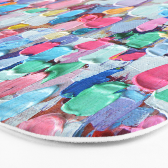 Rainbow Confetti Bath Mat Gallery Image 3