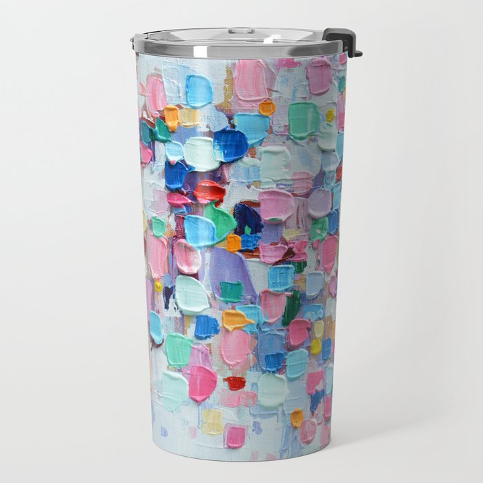 Rainbow Confetti Travel Mug Gallery Image 2
