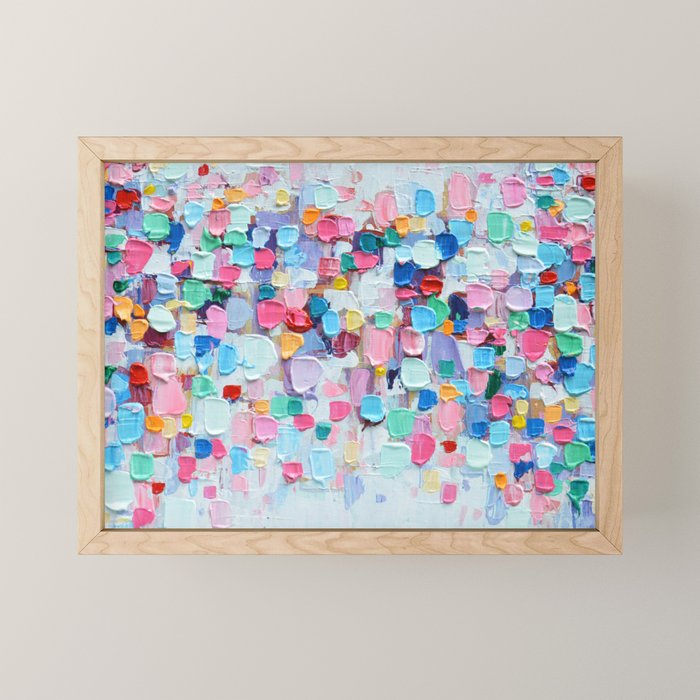 Rainbow Confetti Mini Art Print Gallery Image 1