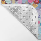 Rainbow Confetti Bath Mat Gallery Image 2